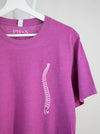 The Organs - Spine in Heather Magenta tee (Limited Edition)