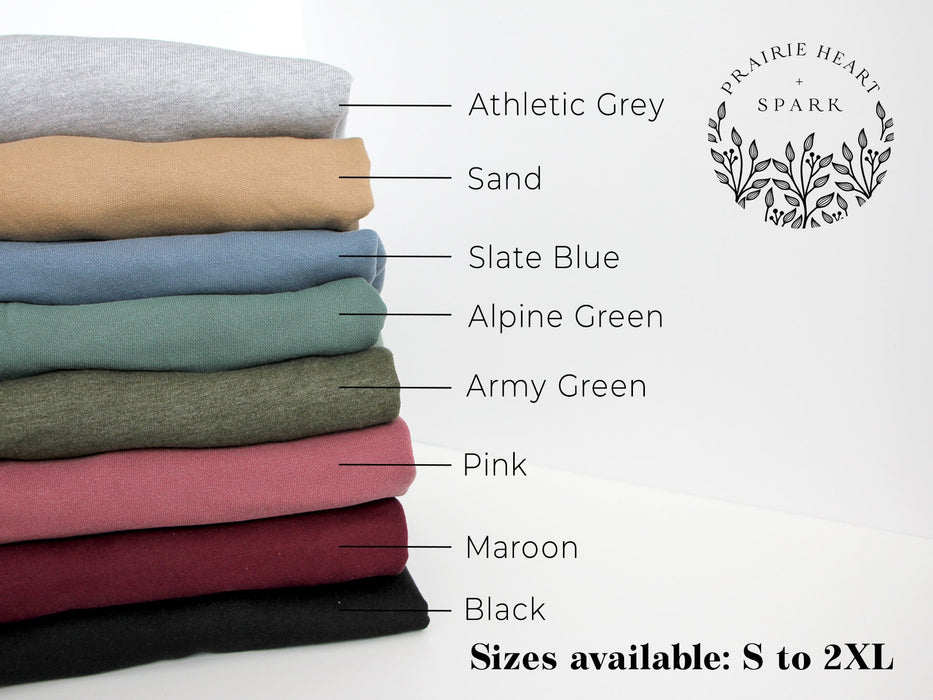PHS Sweatshirt colour options