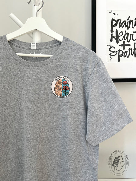 Mental Matters Mind - Athletic Grey short sleeve tee