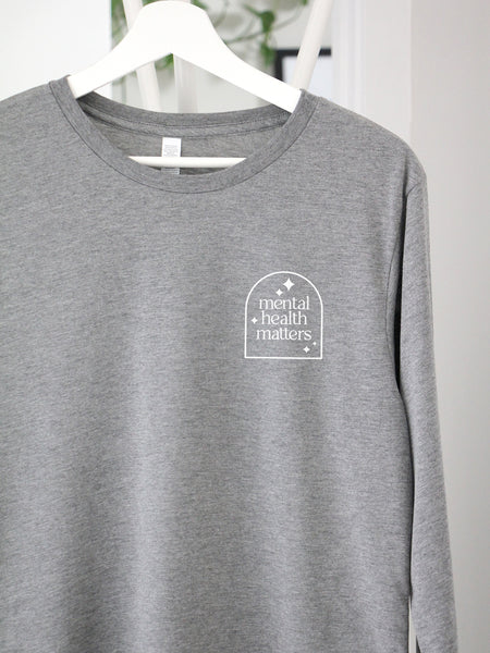 Mental Health Matters (Arch) - Grey long sleeve