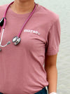 Allied Heart "nurse" - in Heather Mauve