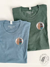 Mental Health Mind - Heather Slate & Heather Forest short sleeve tees