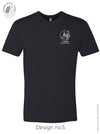 PH+S - Heather Black with design no.5 "Golden Boy Bison"