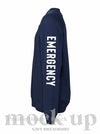 Navy sweatshirt - EMERGENCY add on