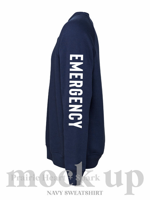Navy sweatshirt - EMERGENCY add on