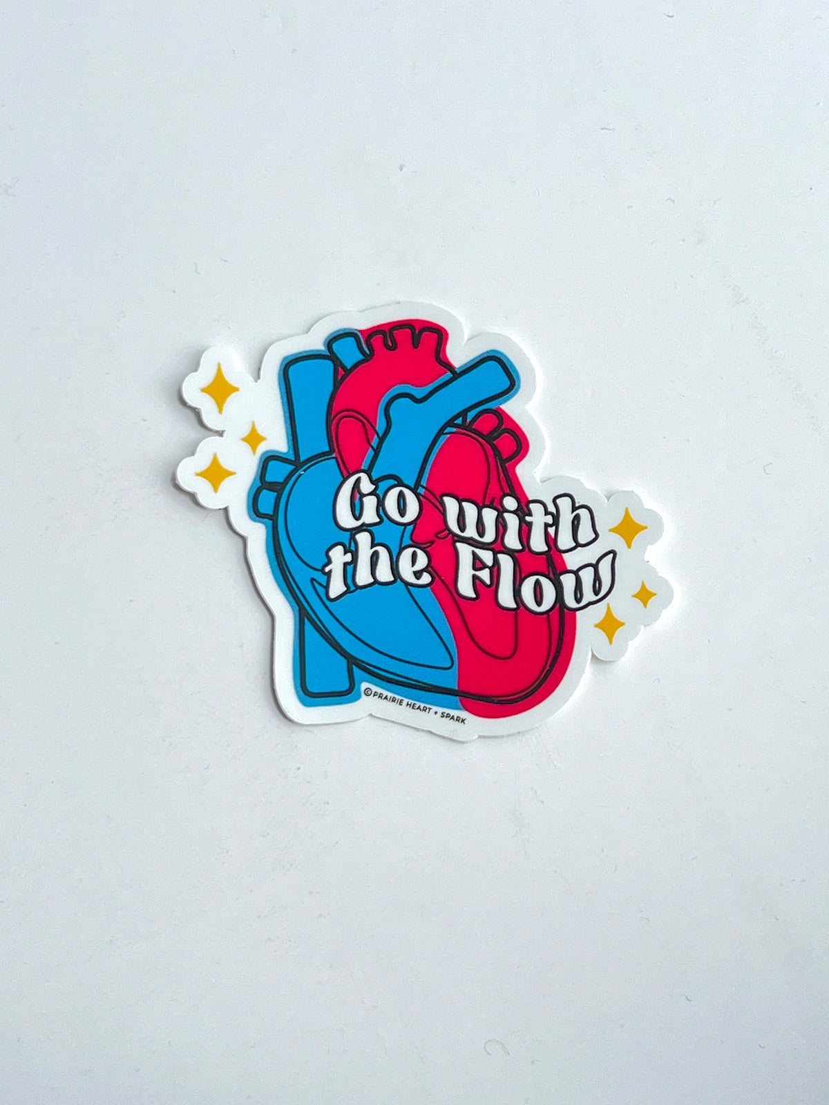 Go with the Flow - Sticker– Prairie Heart + Spark