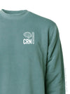 HSC Neurosurgery Block CRN design on an Alpine Green sweatshirt