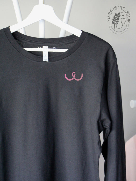 Breast Cancer Ribbon - Long Sleeves