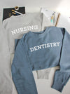 Collegiate: Athletic Grey & Slate Blue sweatshirt