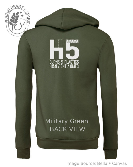Add-On - HSC H5 Burn/Plastic Unit: Back Design Charge
