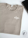 Allied Heart: SLP on Heather Tan short sleeve tee