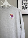 Hocus Pocus Caffeine on an Athletic Grey sweatshirt