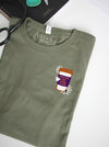 Hocus Pocus Caffeine on Military Green long sleeve