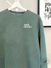 Allied Heart: Unit Clerk on Alpine Green sweatshirt
