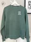 Coffee. Nurse. Sleep. Repeat. - Alpine Green sweatshirt