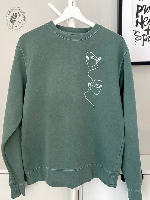 Frontliners: Alpine Green sweatshirt 