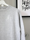 Mom + Baby: Athletic Grey sweatshirt