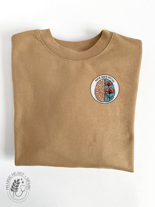 Mental Health Mind - Sand sweatshirt