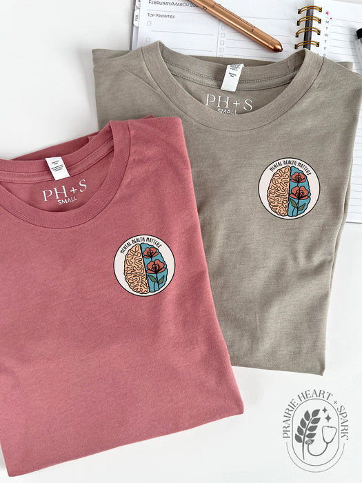 Mental Health Mind - Mauve & Stone long sleeves