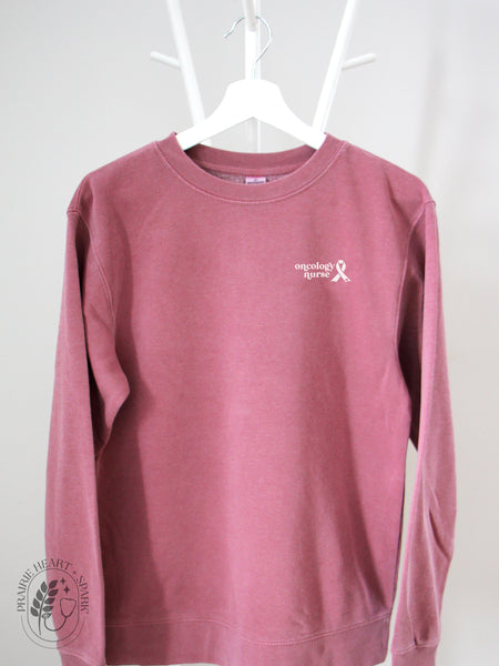 Oncology: "oncology nurse" in Pink sweatshirt