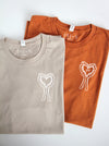 Spooky Heart: Heather Tan & Heather Autumn tees