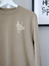 Spooky Rock On with LPN on Sand sweatshirt