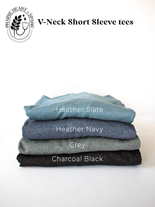 PH+S: V-neck short sleeve colour options