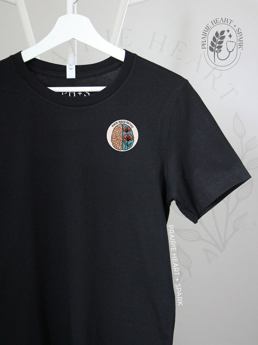 Mental Health Mind - Black short sleeve tee