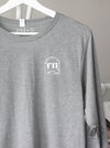 Cred Arch: "RN" on a Grey long sleeve