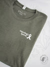 Oncology: "Oncology nurse" on a Heather Military Green short sleeve tee
