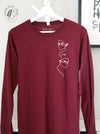 Frontliners: Maroon long sleeve with "SW"