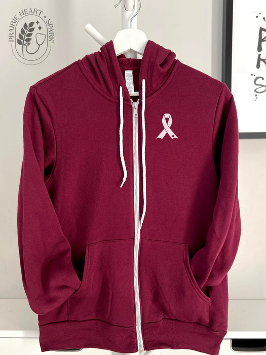 Oncology Simple Ribbon - Hoodies
