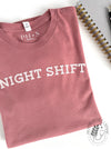 Night Shift: Mauve long sleeve