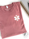 EMS Star: Copper colour Rod of Asclepius on a Mauve long sleeve