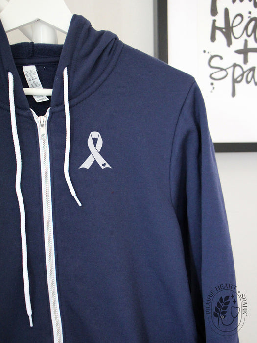 Oncology Simple Ribbon - Hoodies