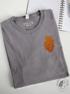 HEART-ology: Copper heart on a Storm long sleeve