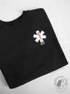 EMS Star: Copper colour Rod of Asclepius with EMT on a Black sweatshirt