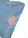 HEART-ology: Heather Slate short sleeve tee (rose gold heart)