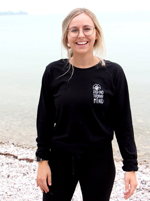 Mental Health: "Be Kind To Your Mind" - Black long sleeve