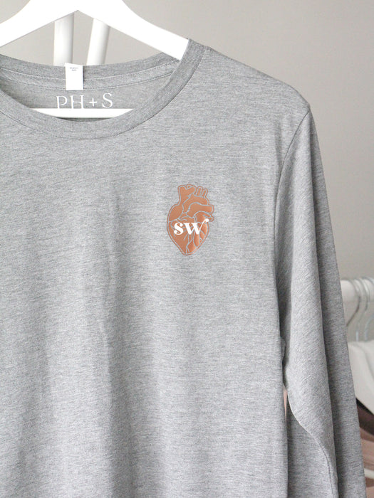 HEART-ology: Athletic Grey long sleeve